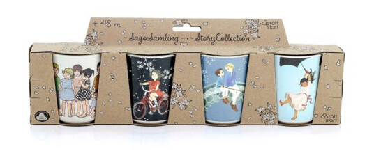 Kopp Rätt Start Astrid Lindgren samlerkopper FairyTale 4pk