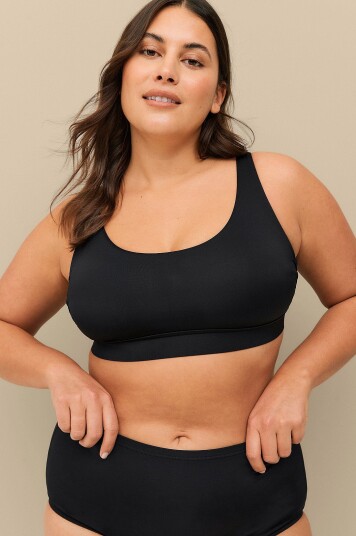 Ellos Plus Collection Myk bikini BH Svart Ellos Plus Collection Myk bikini BH Svart