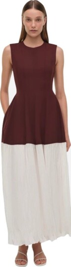 Simkhai Raleigh s/l midi dress US 6 rød dame Simkhai Raleigh s/l midi dress US 6 rød dame