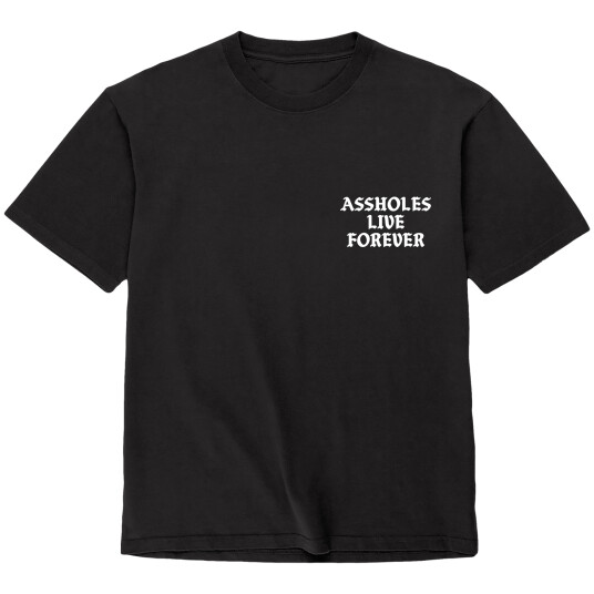 Assholes Live Forever T skjorte Svart 2XL Assholes Live Forever T skjorte Svart 2XL