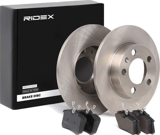 Bremseskiver og klosser RIDEX 3405B0002