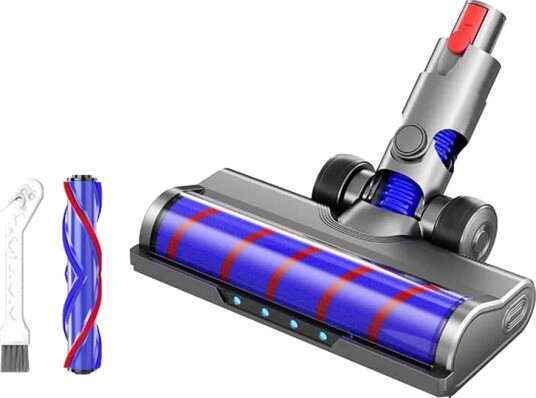 Støvsugermunnstykke Dyson V10/V12 Slim munnstykkesett / LED-munnstykke / soft roller / direct drive-munnstykke