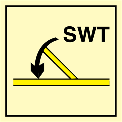 Jo Safety B class fire door self closing SWT IMO Control sign 104247 Jo Safety B class fire door self closing SWT IMO Control sign 104247