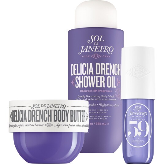 Sol De Janeiro Delicia Drench Bundle Shower Oil 385 Body Butter 75 ml Sol De Janeiro Delicia Drench Bundle Shower Oil 385 Body Butter 75 ml