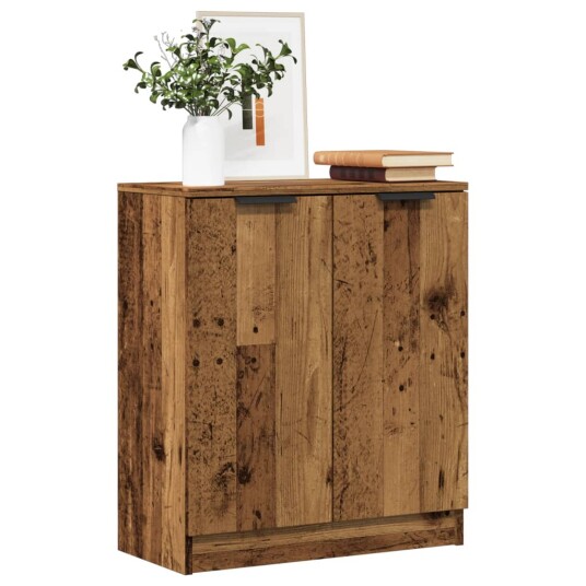 Skjenk gammelt tre 60x30x70 cm konstruert tre 8721158441713