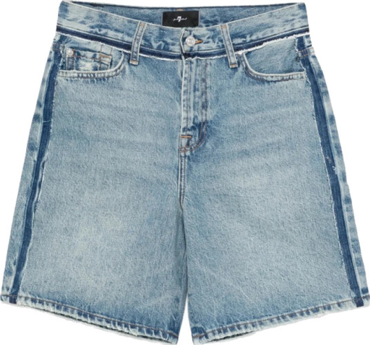 7 For All Mankind Dame Shorts Blå W30,