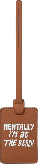 Lipault Luggage Tag At The Beach - Brown - 0