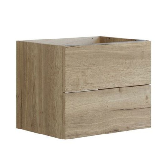 Dansani Inzo Glatt Sideskap 2 Skuff Natur eik / 60cm