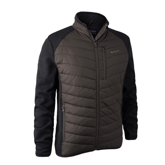 Deerhunter Moor Padded Jacket with knit Brown Leaf M