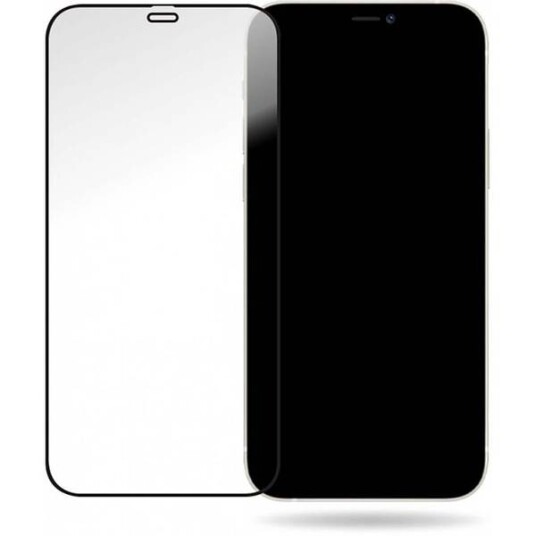Sikkerhetsglass Med Svart Ramme - Glass Screen Protector Apple Iphone 12/12 Pro