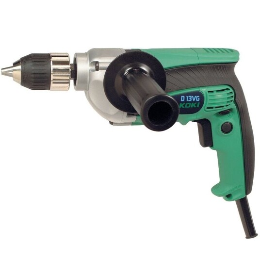 Hikoki D13VG 710W Bormaskin med Metallgirdel og 13mm Chuck