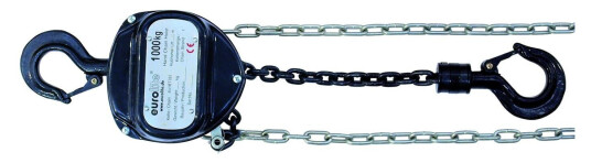 EuroLite Chain Hoist 10m/1.0t Svart
