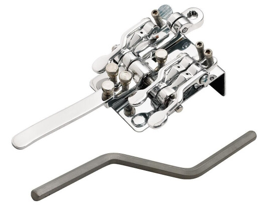 Hipshot Open Tuner, With Palm Lever - Chrome