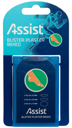 ASSIST BLISTER MIXED, gnagsårplaster One Size STD ASSIST BLISTER MIXED, gnagsårplaster One Size STD