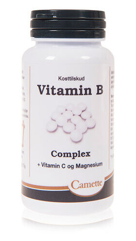 Camette Vitamin B-complex 90 Tabletter Camette Vitamin B-complex 90 Tabletter