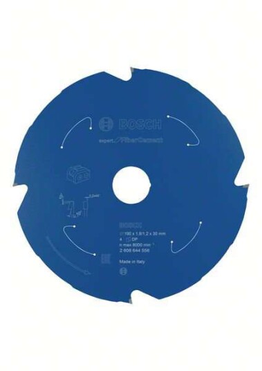 Bosch 190 mm Expert for Fibre Cement Sirkelsagblader med 4 T안마
