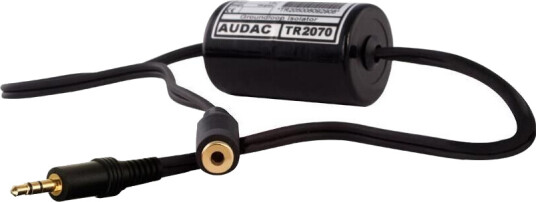 Audac Tr 2070 - Ground Loop Isolator- 3.5 Mm Jack To 3.5 Mm Audac Tr 2070 - Ground Loop Isolator- 3.5 Mm Jack To 3.5 Mm