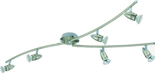 EGLO LED spot Magnum With 6 Lights Krom Spotlys