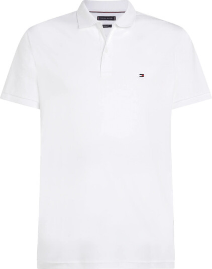 Tommy Hilfiger Liquid Cotton Essential Reg Polo White L