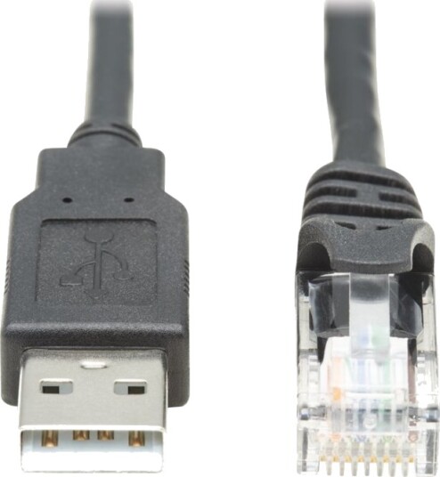 Eaton Tripp Lite USB RJ45 Cisco rollover konsollkabel svart 4,57 m Eaton Tripp Lite USB RJ45 Cisco rollover konsollkabel svart 4,57 m