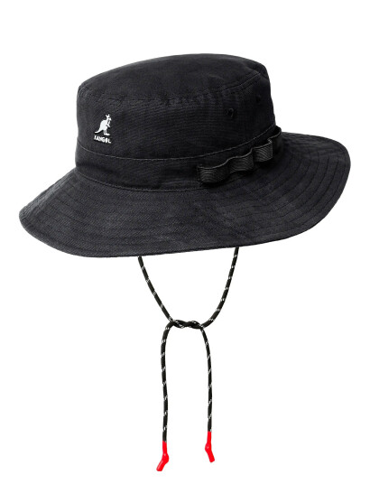 Kangol Kg Utility Cords Jungle Hat - Black - S Kangol Kg Utility Cords Jungle Hat - Black - S