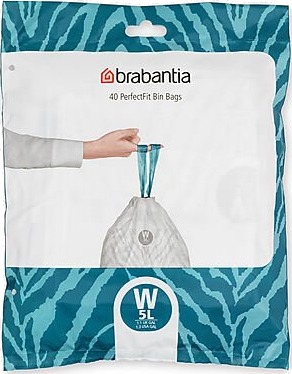 Brabantia avfallspose perfectfit w 40stk 5l Brabantia avfallspose perfectfit w 40stk 5l