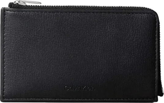 Calvin Klein Foil Logo L Zip Cardcase Black ONE SIZE