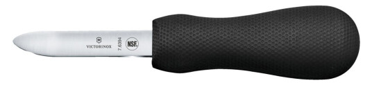 Victorinox Østerskniv PP svart; 17 cm L; Sølvfarge/Svart