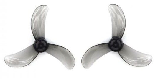 Gemfan 40mm 1608 (1mm) 3-Blade Grey (8)