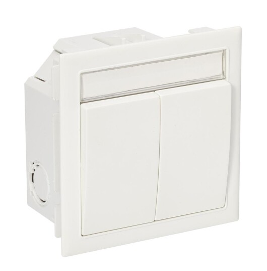 Schneider Electric 5980032 Strømbrytersett 2 polet omkobler Installasjonsmaterial