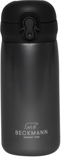 Beckmann 320 ml Termos Vannflaske med Låsemekanisme - Svart Beckmann 320 ml Termos Vannflaske med Låsemekanisme - Svart