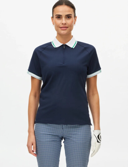 Röhnisch Rib Poloshirt Navy S Röhnisch Rib Poloshirt Navy S