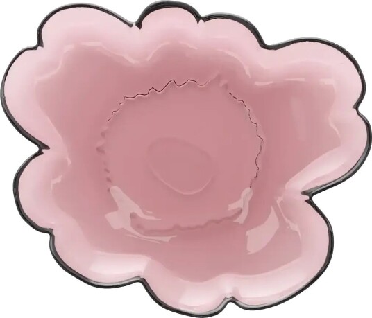 Marimekko Home Unikko Glass Plate 20Cm   Pink   20 CM
