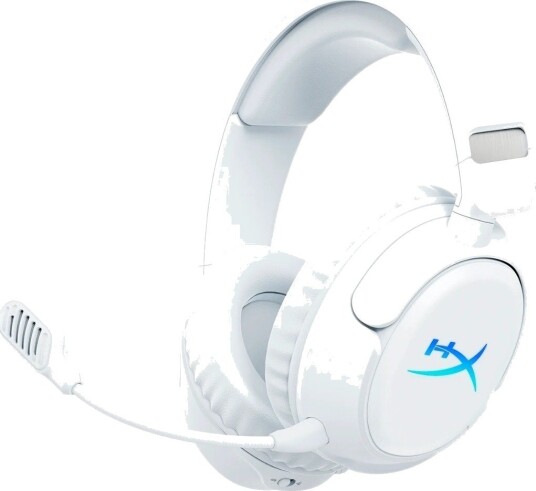 HyperX Cloud Flight 2 trådløst gaming headset hvit HyperX Cloud Flight 2 trådløst gaming headset hvit