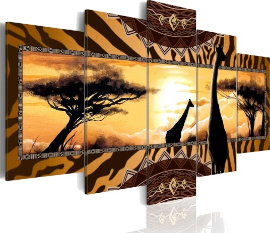 Bilde African Giraffes 100x50 Artgeist sp. z o. o.