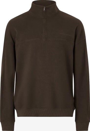 Tommy Hilfiger Genser Half Zip Brun