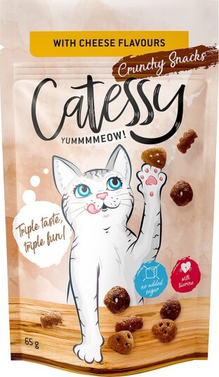 Catessy Crunchy Snacks Ostesmak 65 G