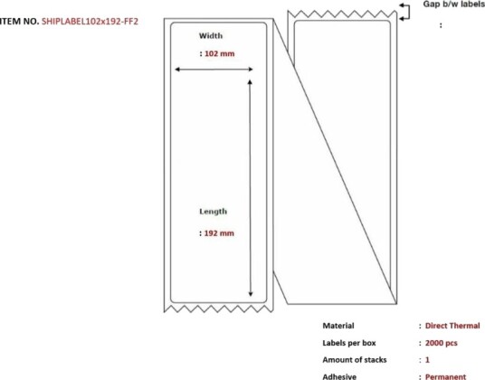 Capture Permanet Adhesiv Perforert Hvit 102 X 192 Mm 2000 EtikettEr 2000 Forsendelsesetiketter Capture Permanet Adhesiv Perforert Hvit 102 X 192 Mm 2000 EtikettEr 2000 Forsendelsesetiketter