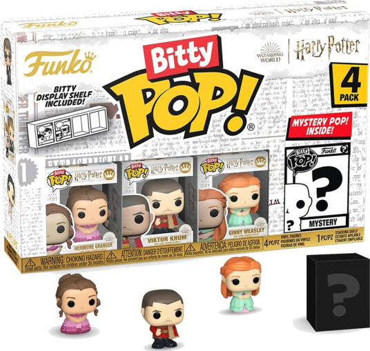 FUNKO Bitty POP!: Harry Potter and the Goblet of Fire Hermione 4Pack