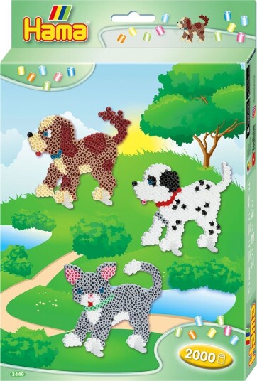 Hama Iron On Bead Set - Dogs and Cats 2000 pcs.