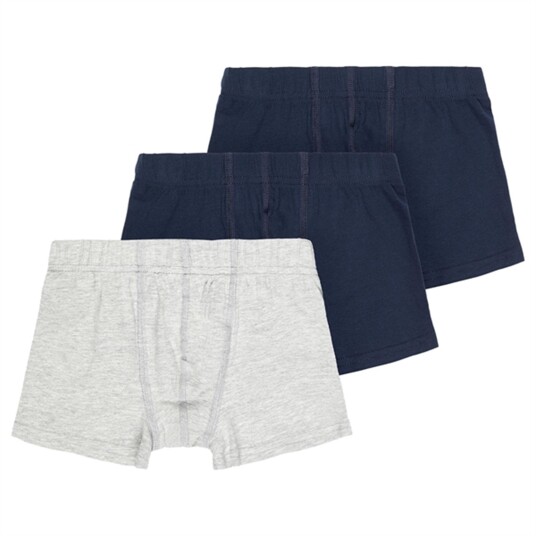 Name It Grey Melange Underbukser 3-Pak Noos 92