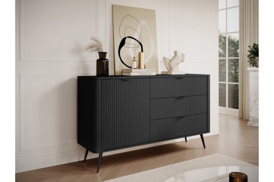 Forba Kommode 138 cm   Svart