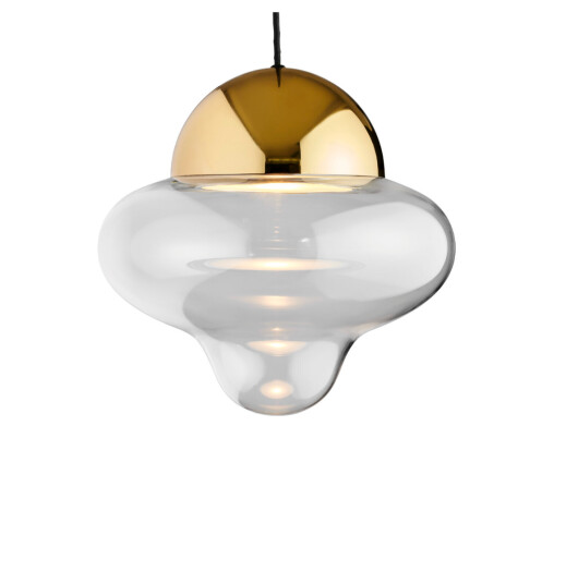 Other Brand Nutty taklampe XL - Klar/Messing