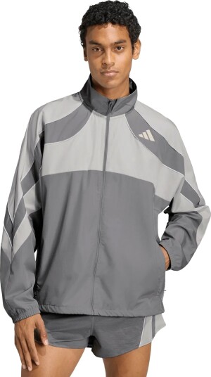 Adidas Performance Adizero A Jkt M Grey XXL