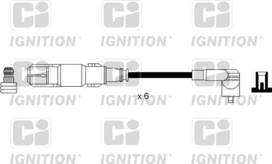 Tennplugg kabelsett QUINTON HAZELL XC1203