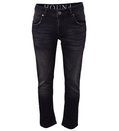 Hound Jeans Straight Joggetur Brukt Black 12 år 152 Jeans Svart