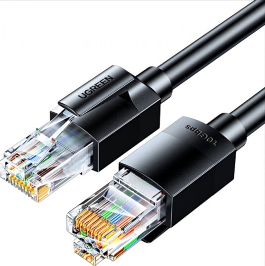 Ugreen Ethernet Kabel Cat6a Utp 1 M Svart