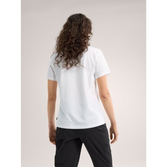 ArcTeryx Arc'Word Cotton T-Shirt SS W Dame, 017552 White Light, S