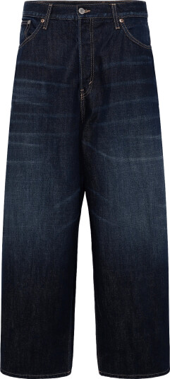 Weekday Void Low Loose Baggy Jeans Navy 28 x 32