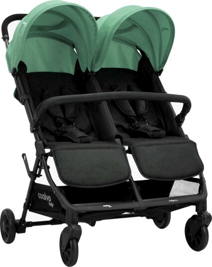 Asalvo Henry Tvillingtrille Maks 15kg Grønn Asalvo Henry Tvillingtrille Maks 15kg Grønn